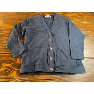 ChinaWEAR Sweater, Women's Size Small, Blue, Cardigan, Long Sleeve